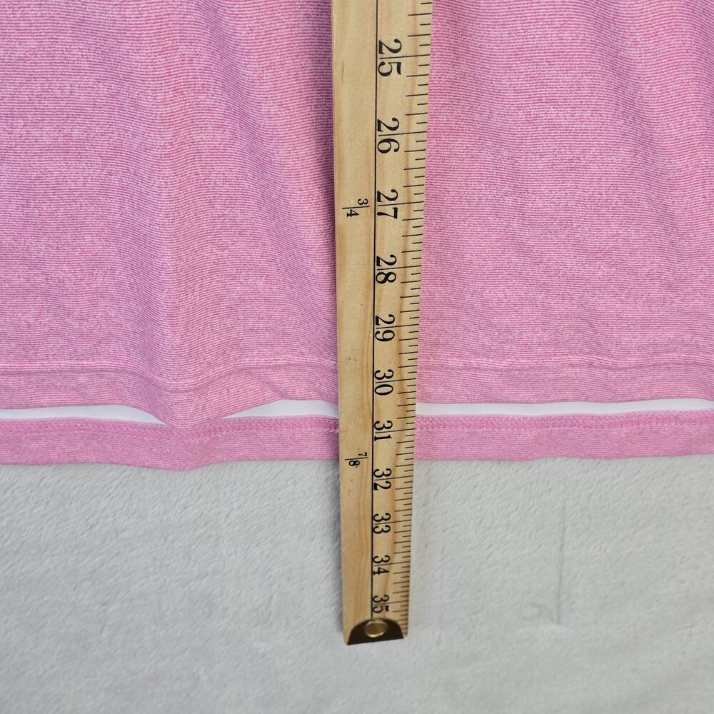NWT Graham Luxe Polo Shirt Mens Large Pink Berry Therry GL 13525 Polyester Golf - Picture 11 of 11